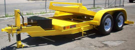 5' x 14.5' Custom Tilt Bed Trailer 9,995 GVWR Shown with various Upgrade Options